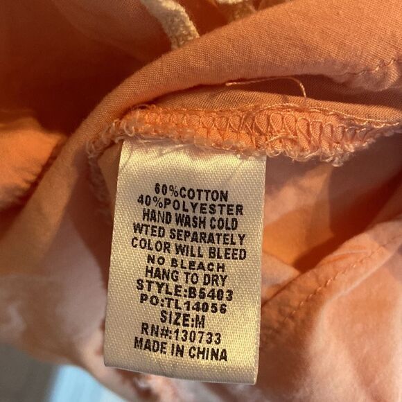 Umgee Boho Peach Off-Shoulder Tunic - Picture 7 of 7